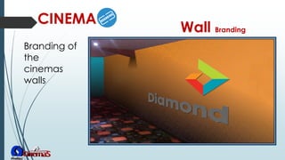 Branding of
the
cinemas
walls
CINEMA
Wall Branding
 