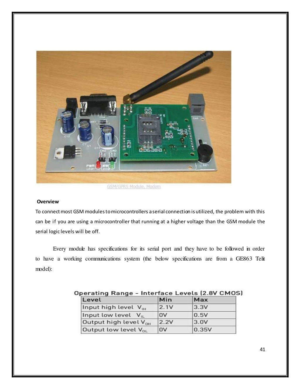 "Black Box for a Car" report