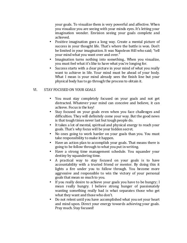 The Importance of Setting Goals in Life | Essay and speech