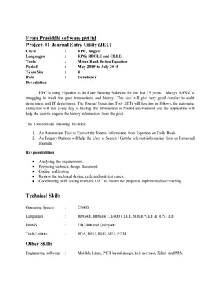 Sarathi_AS400 | DOCX