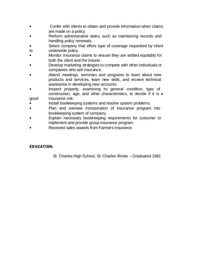 service writer resume