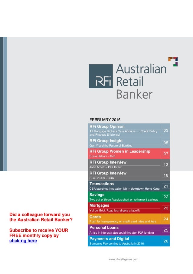 retail banker