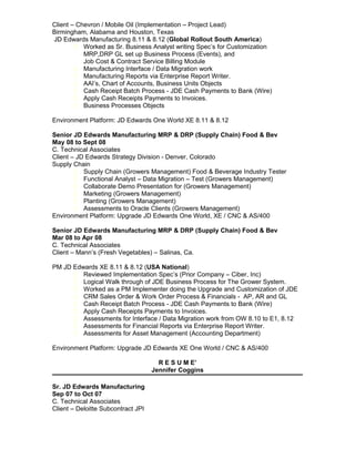 Jennifer Coggins JDE MRP Manufacturing 2016 | DOC