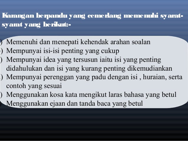 Teknik Menjawab Kertas 1 (BM) SPM