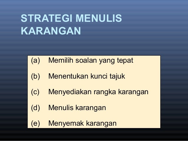 Teknik Menjawab Kertas 1 (BM) SPM