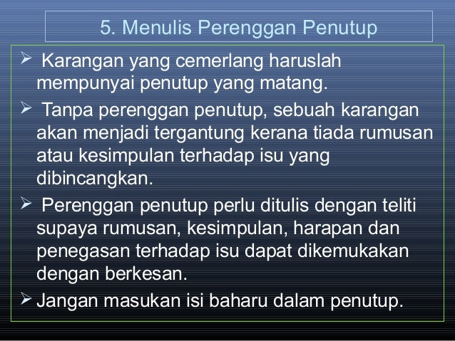 Teknik Menjawab Bahasa Melayu Kertas 1 SPM