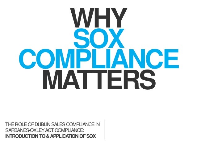 What is SOX compliance?