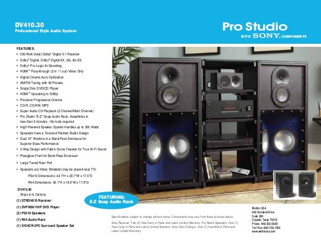 sony pro studio speakers