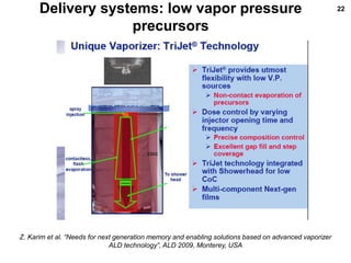 ALD for semiconductor applications_Workshop2010 | PPTX