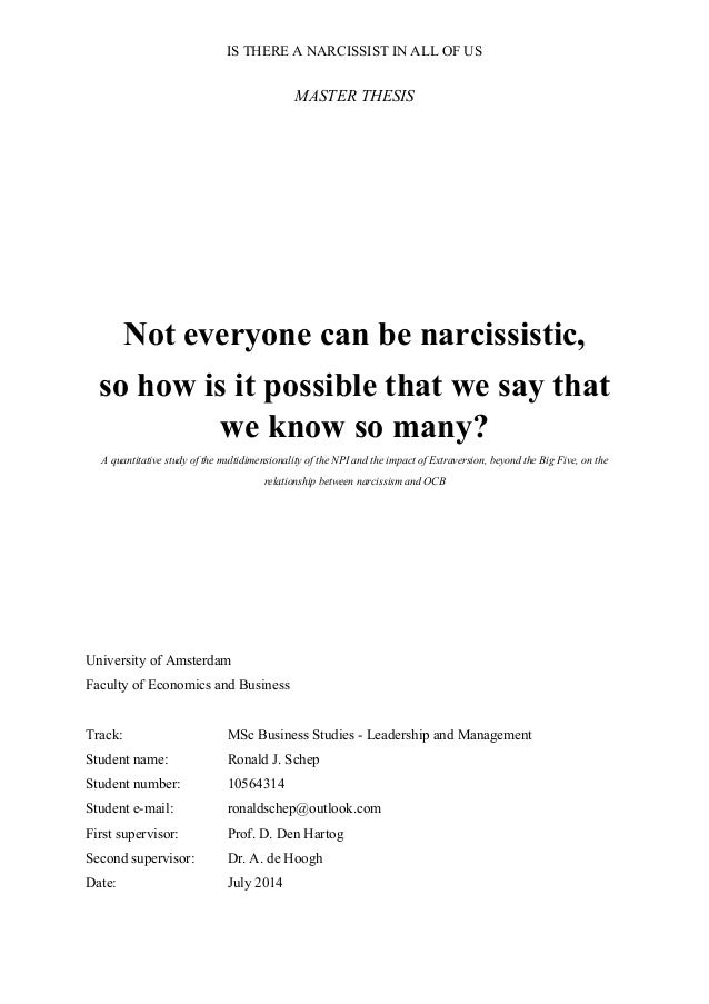 Business today master thesis