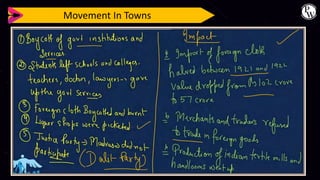 Movement In Towns
 