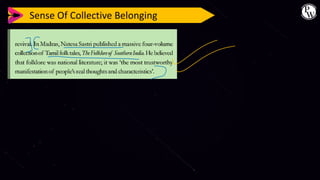 Sense Of Collective Belonging
 