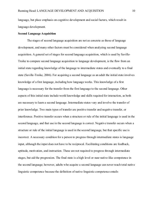 Ruby Moon Essay Extended Essay Running Head Language Development And Acquisition Poem Analysis Essay Example also Example Of Description Essay Language Acquisition Essay Best General Language Learning Images Stereotypes Essay