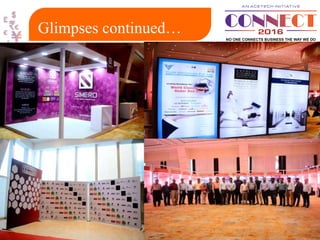 Glimpses continued…
 