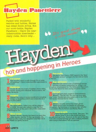 OFF LIMITS NOVEMBER DECEMBER 2007