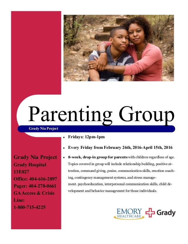 nia parenting group flyer group flyers