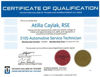 Certificate-310 S