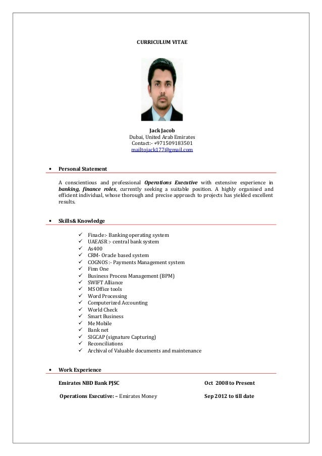 Cv Jack Jacob Mba