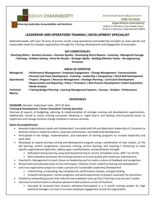 Training Manager-Bishan Chakraborty | DOC