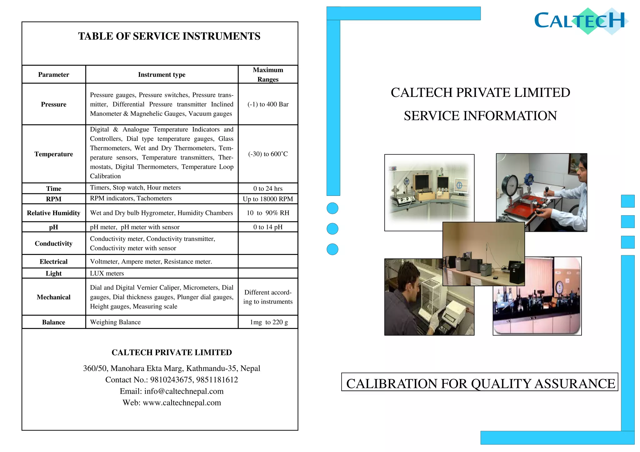 CALTECH Brochure PDF Physics Science