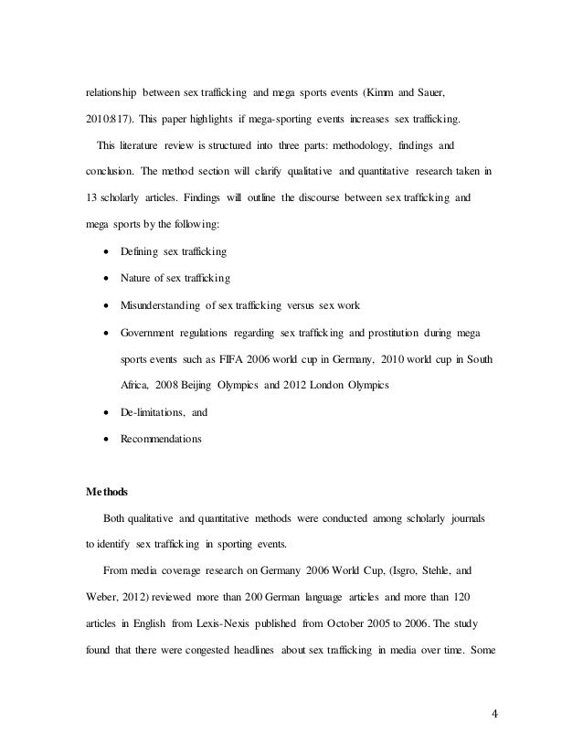 Research paper on sex trafficking in the us