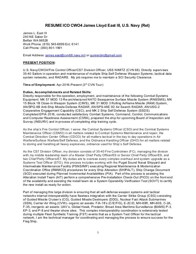 resume email address