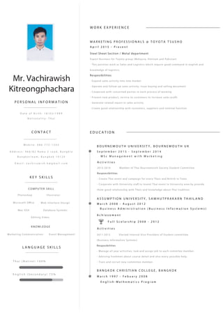 Resume(Nat) | PDF