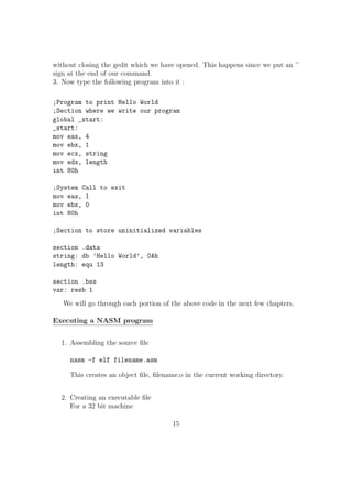 rst clock pulse 
the processor knows that it is time to take the data from the EDB. During 
the next cycle it will decode the binary instruction. In the succeeding cycle 
it will execute the operations on operands and then it will write the result 
into the EDB. So a single operation takes minimum of four clock pulses to 
complete. Some operation (especially decode) will take more than one clock 
cycle to complete. So we can say that, all the activities of a processor are 
synchronized by a common clocking. 
Speed of a processor depends much on its clock speed. It is the maximum 
speed at which we can make a processor work. But motherboard will al-ways 
use the processor at a speed lower than or equal to its clock speed and 
that speed is decided by the system crystals and it is known as System Bus 
Speed. In earlier days we need to have some jumper settings in motherboard 
to adjust the system bus speed to clock speed. Modern motherboards will 
communicate with the processor, get the clock speed and then automatically 
adjust the System Bus Speed. Nowadays some people use third party soft-ware 
and make the motherboard to use processor at a higher speed than 
its speci 