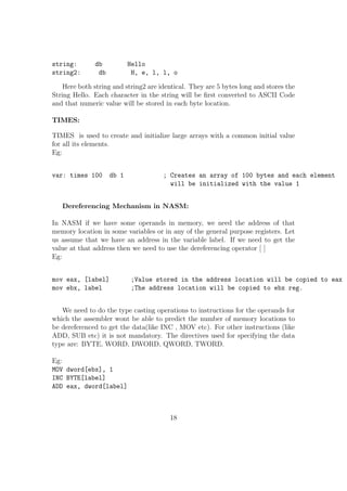 Figure 1.4: Registers in 64-bit architecture(Source: http://www.tortall.net/) 
12 
 