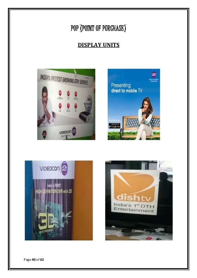 final mrp report of avinash dish tv packages comparison chart