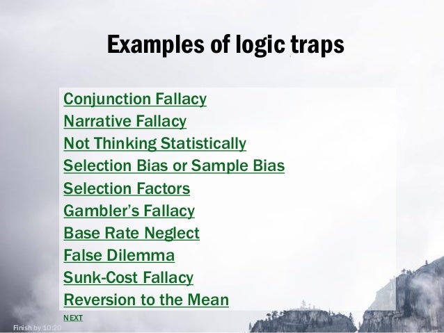 Line Drawing Fallacy Example : Get to oz by making better strategic decisions v