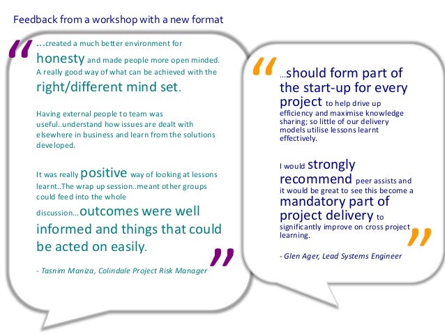 Presentation comments for students example picture