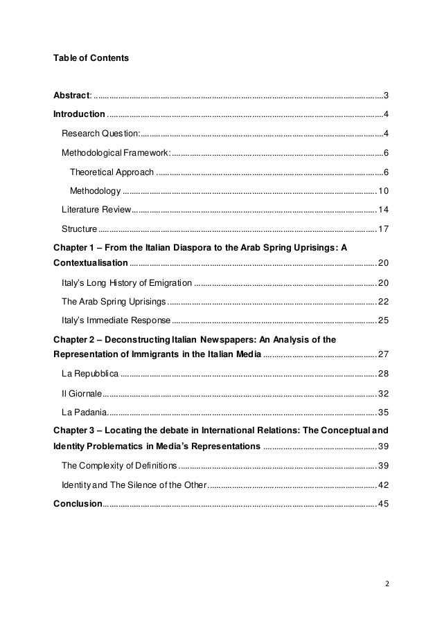 Dissertation ba international business