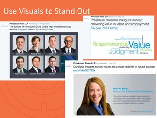 Use Visuals to Stand Out
 