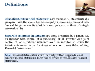 Separate Financial Statements Example Separate Financial Statements by CA Alok Garg | PDF