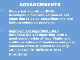 BAT Algorithm | PPT