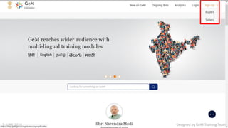 Designed by GeM Training TeamDesigned by GeM Training TeamDesigned by GeM Training Team5 JUNE 2018
 