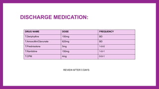 Bronchial asthma case presentation in soap BA.pptx