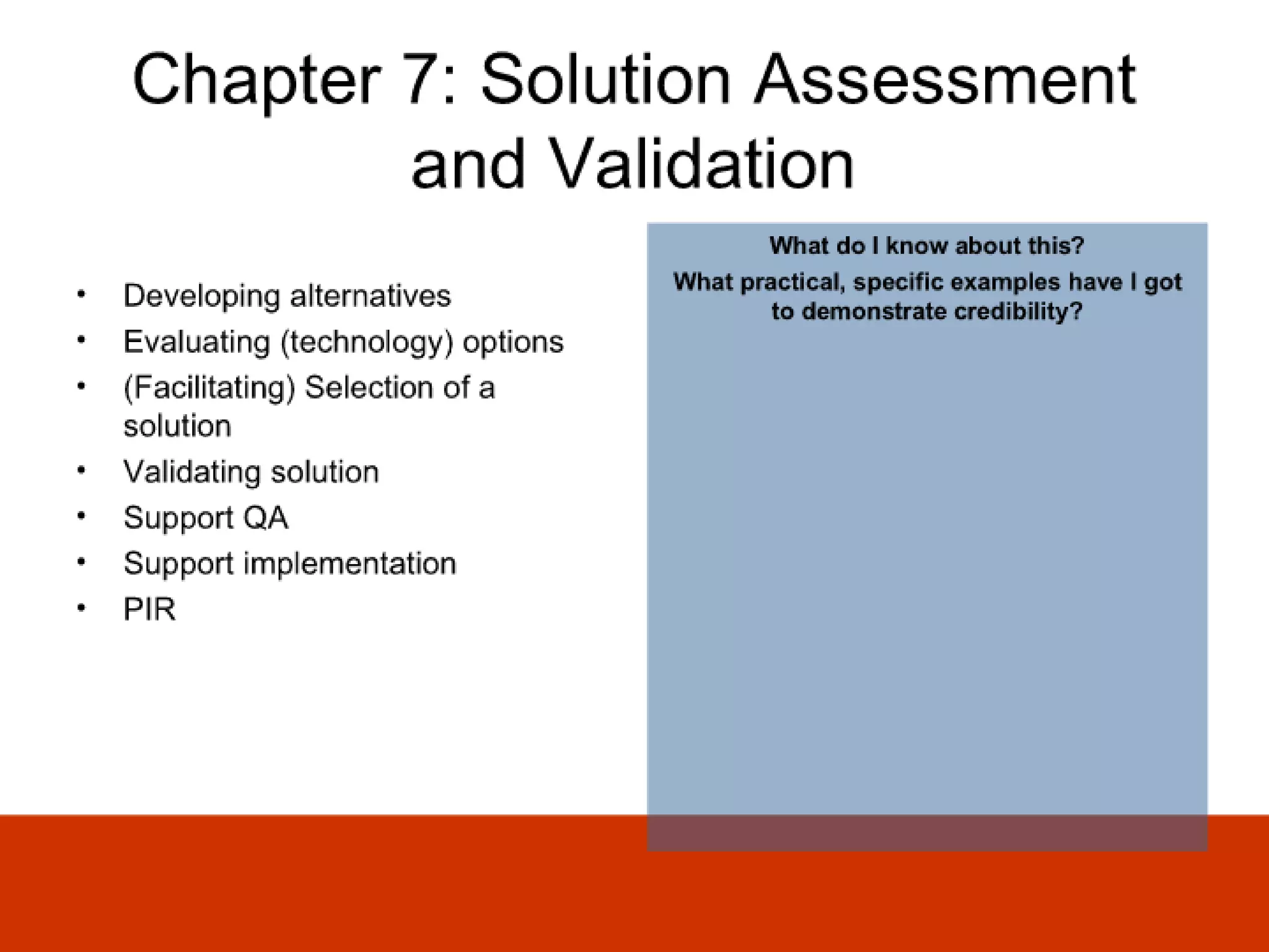 Ba Skills And Knowledge Audit