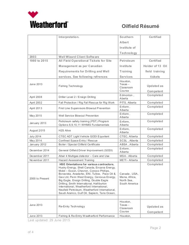personel resume