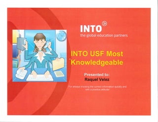 INTO USF Most Knowledgeable