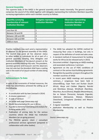 QS Chapter July 2015 | PDF