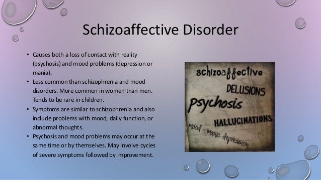 schizophrenia and idd 2 schizoaffective disorder fact sheet