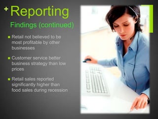 Increase Customer Spending and Sales0.231% chance that a food type business has both increased customer spending and increased sales4.938% chance that a retail type business has both increased customer spending and increased sales