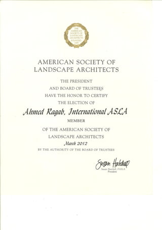 ASLA membership