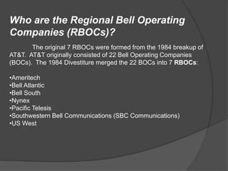 The Telecommunications Act of 1996	Enacted by the U.S. Congress on February 1, 1996, and signed into law by President Bill Clinton on February 8, 1996, provided major changes in laws affecting cable TV
