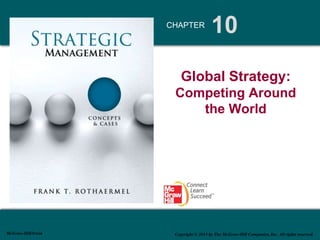 10
CHAPTER
Global Strategy:
Competing Around
the World
McGraw-Hill/Irwin Copyright © 2013 by The McGraw-Hill Companies, Inc. All rights reserved.
 