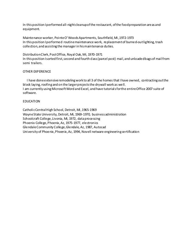 the resume clinic