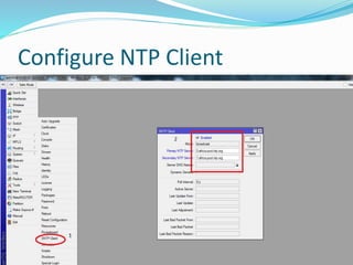 Configure NTP Client
 