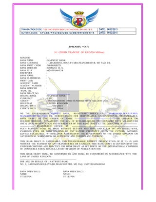 DRAFT DOA$190 $190 2501 M-AGREEMENT with letterhead | PDF